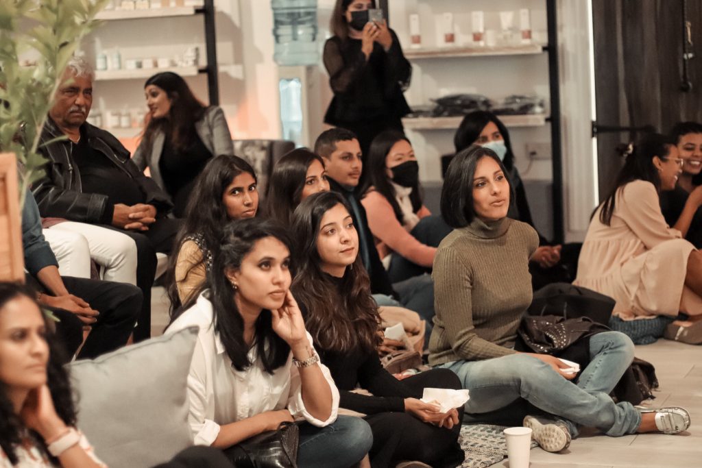 Audience watching the performance at Sofar